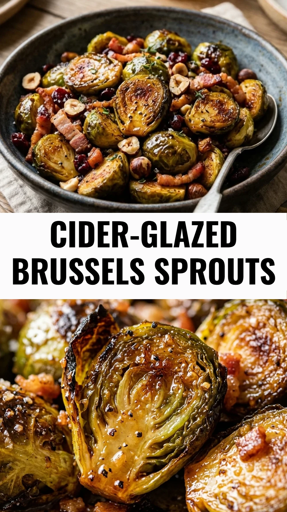Cider-Glazed Brussels Sprouts