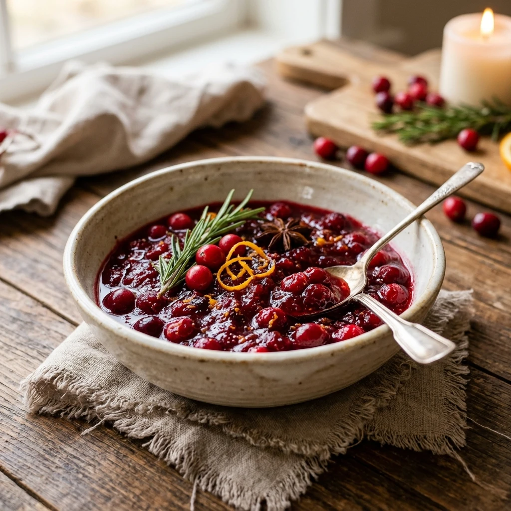 Delicious Slow Cooker Cranberry Sauce