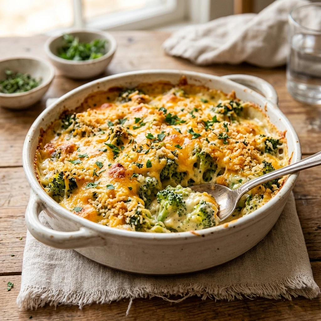 The Best Broccoli Cheese Casserole