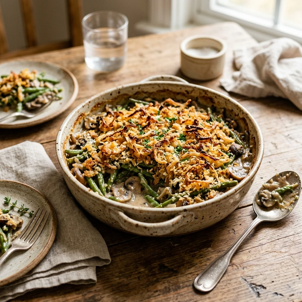 Vegan Green Bean Casserole