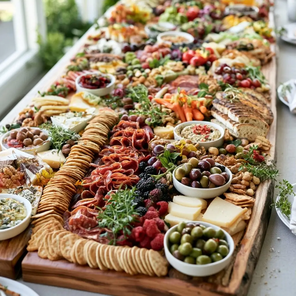 Grazing Table For Outdoor Party & Large Party Boards