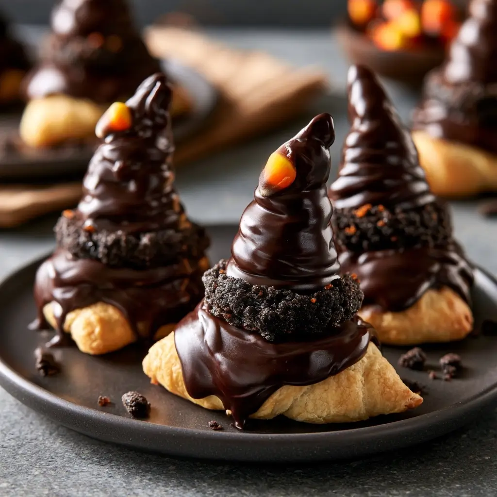 Crescent Roll Witch Hats